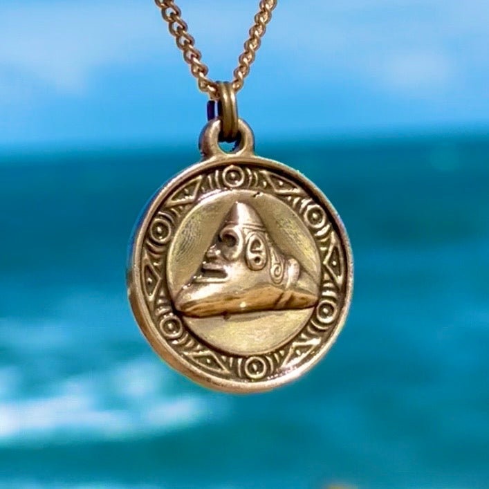 Cemi, Bronze pendant, $30