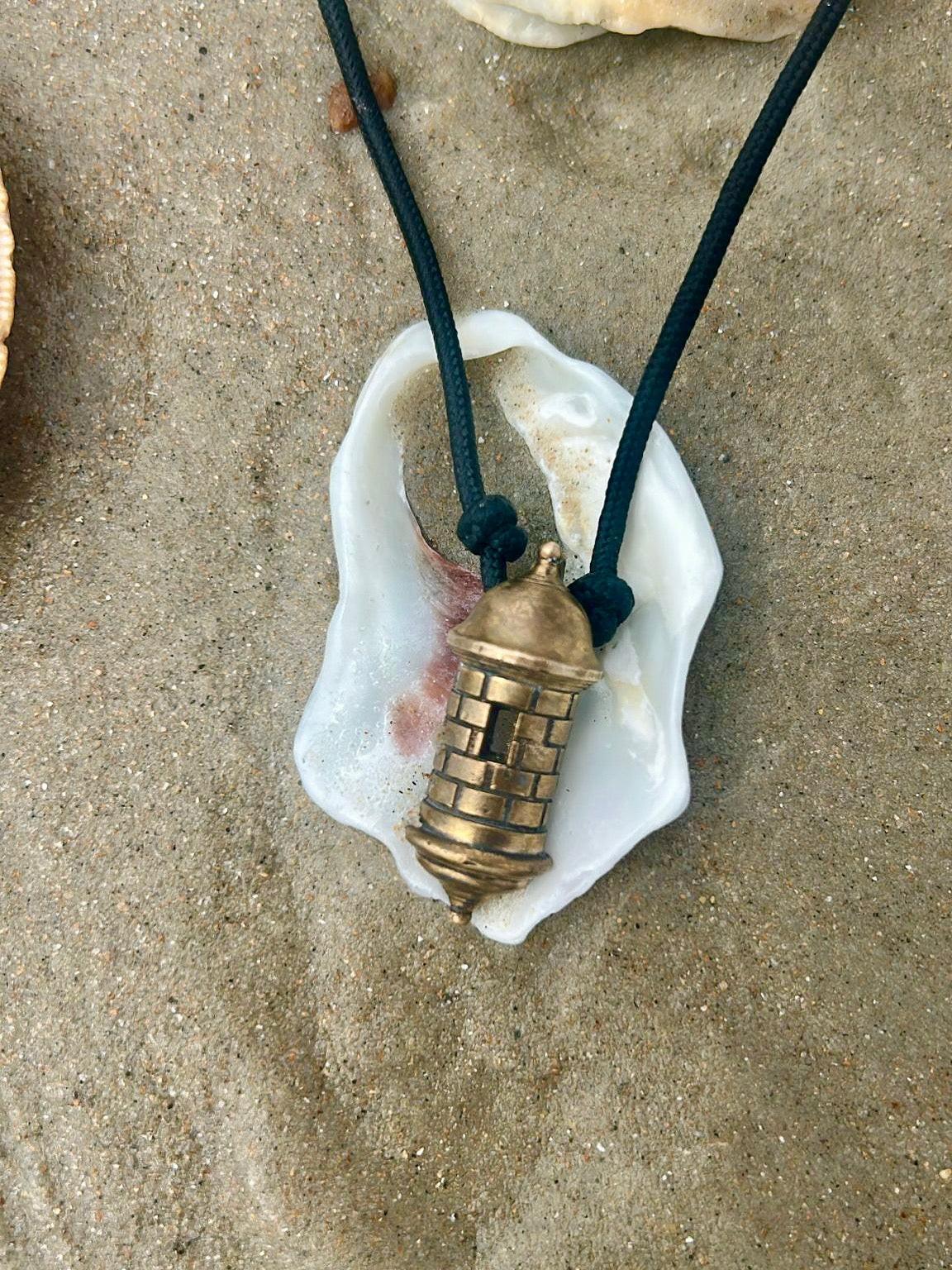Garita, Bronze Pendant, $30