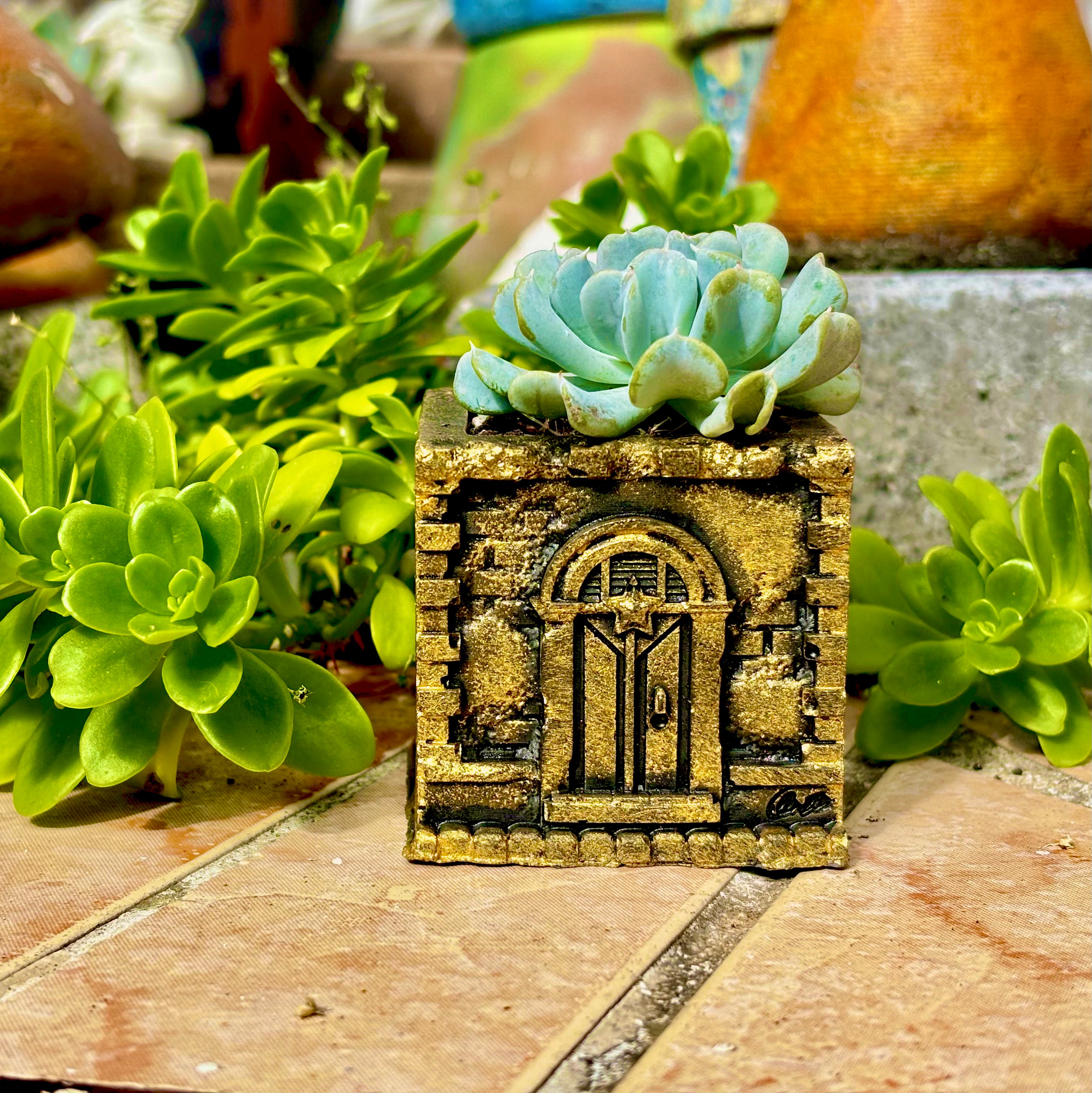 Tiesto Puerta San Juan, Color Piedra