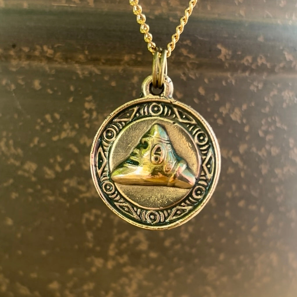 Cemi, Bronze pendant, $30